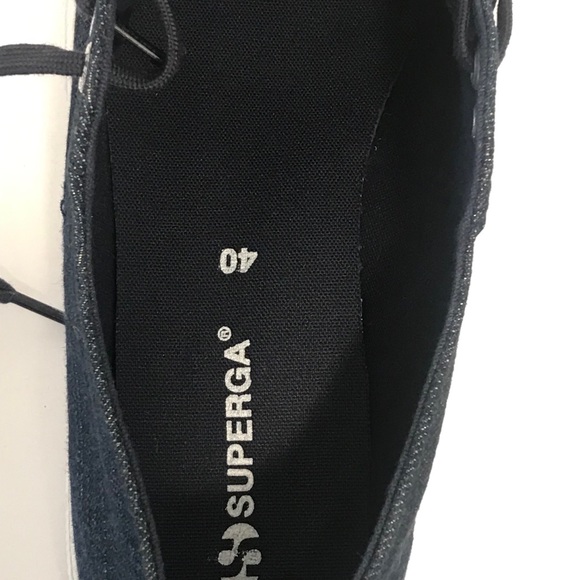 SUPERGA 2750 Denim Shiny Sneakers - Picture 10 of 12